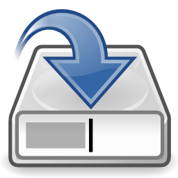 Icône bleu document flèche sauvegarder enregistrer à télécharger gratuitement